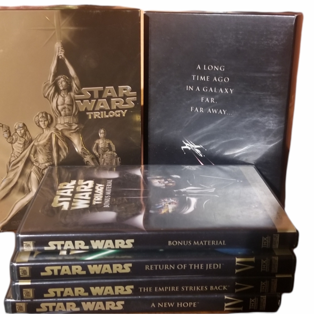 Star Wars Trilogy (DVD, 2004, 4-Disc Set, Full Scr
